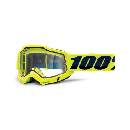 LUNETTES 100% MODELE ACCURI 2 ENDURO YELLOW FLUO