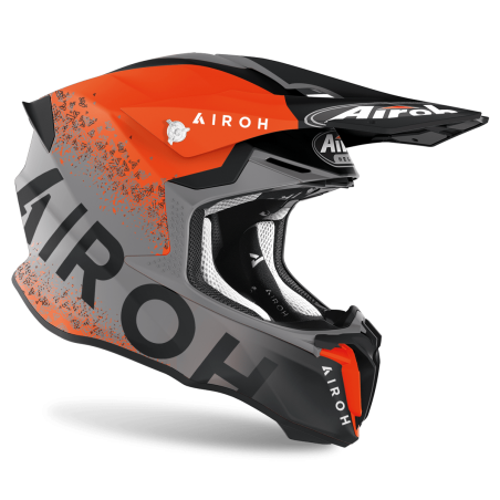 CASQUE AIROH TWIST 2.0 BIT ORANGE MAT