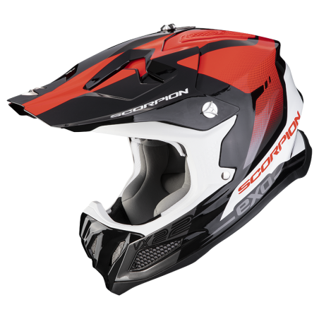 CASQUE SCORPION VX-22 AIR ATTIS NOIR-ROUGE 