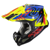 CASQUE SCORPION VX-22 AIR NEOX JAUNE FLUO-BLEU-ROUGE 